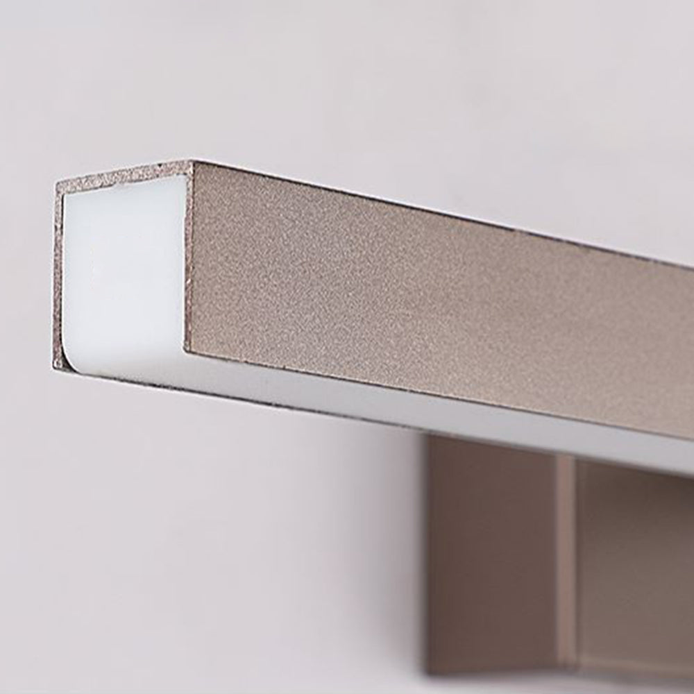 Adjustable LED Wall Light Metal Black White Brown Bathroom Mirror Bedroom Living Room Modern Design Reading Lamp | Sansoti