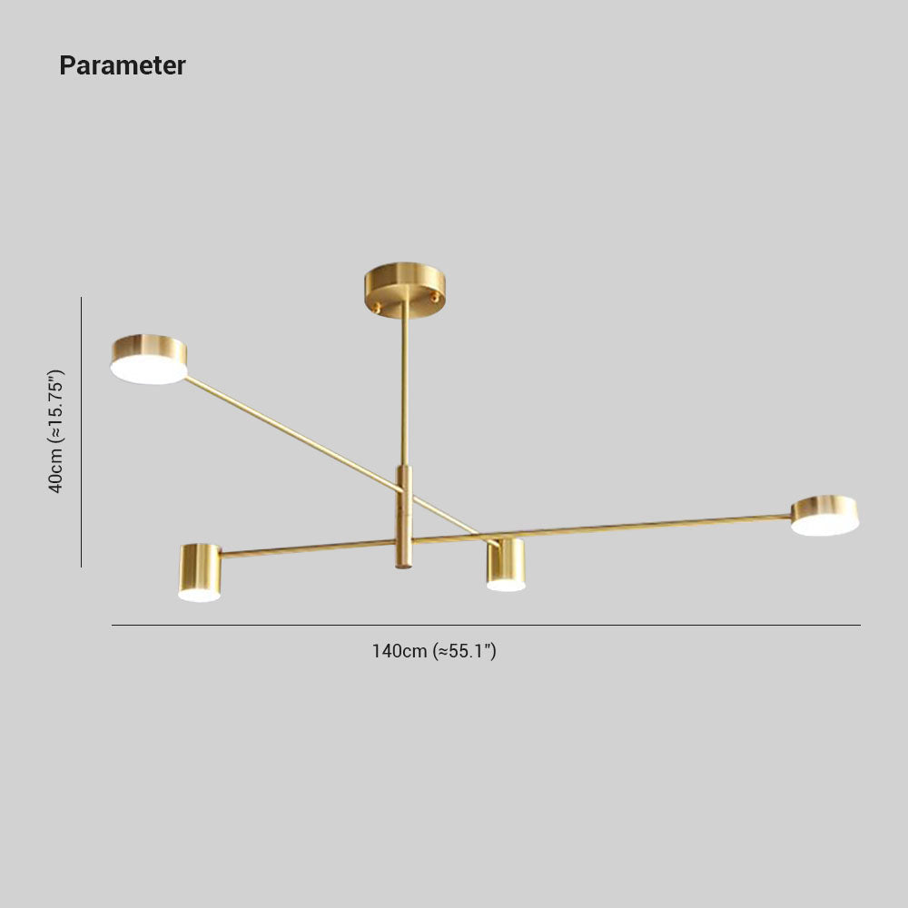 Industriële Hanglamp Takstructuur Metaal LED Verlichting Woonkamer Slaapkamer Eetkamer Modern Zwart Goud | Sansoti