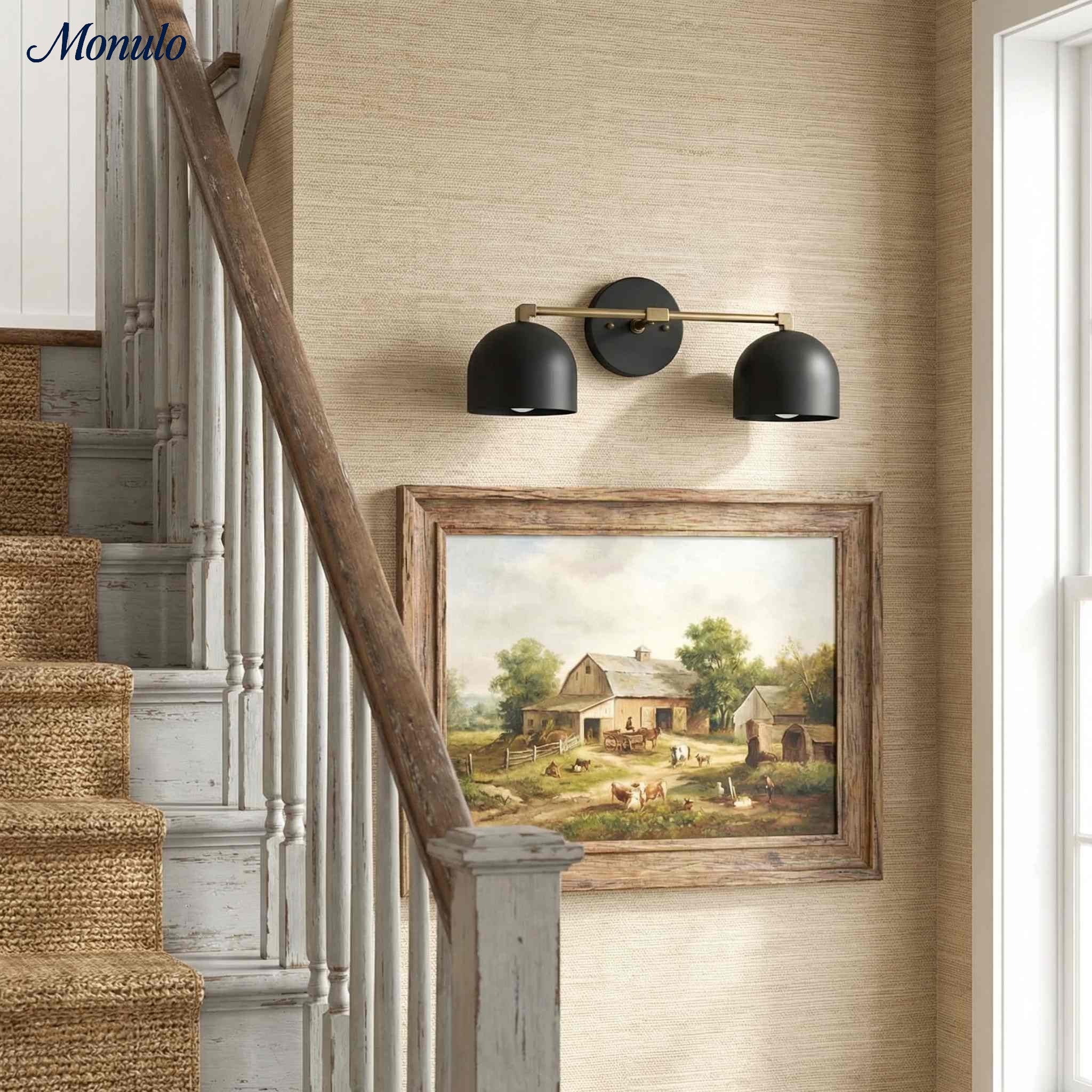Wandlamp Koepelscherm Mid-Century Retro Design Badkamer Gang | Sansoti