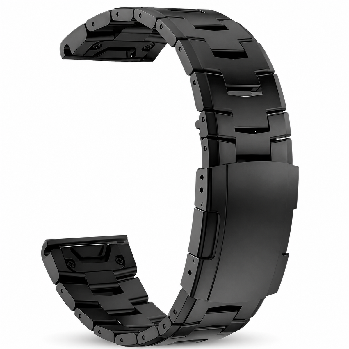 Bracelet à maillons en titane pour smartwatch 22 mm et 26 mm, QuickFit, bracelet de montre sportif en acier et métal | Sansoti