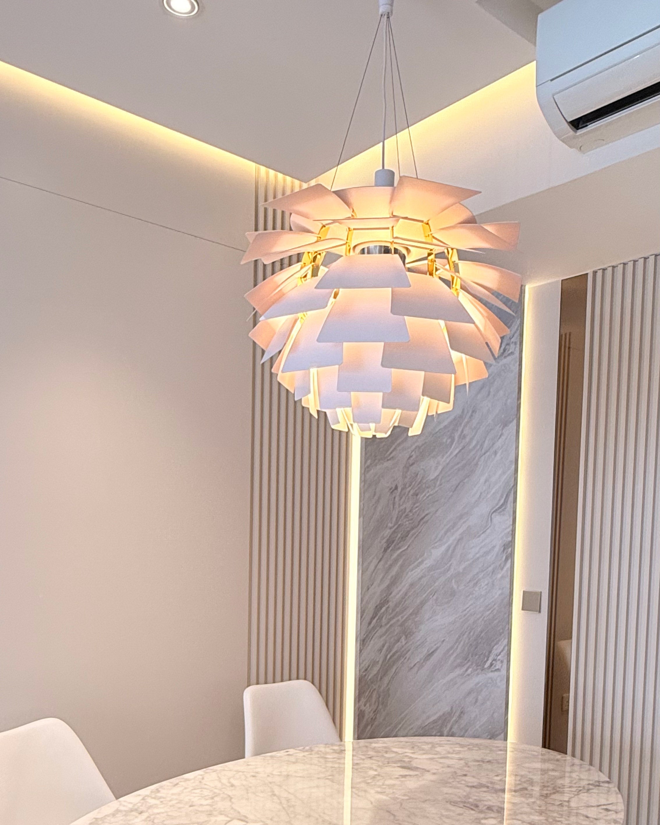 Hanglamp Dennenappel Metaal Klassiek Warm Wit Verstelbaar Snoer Woonkamer | Sansoti