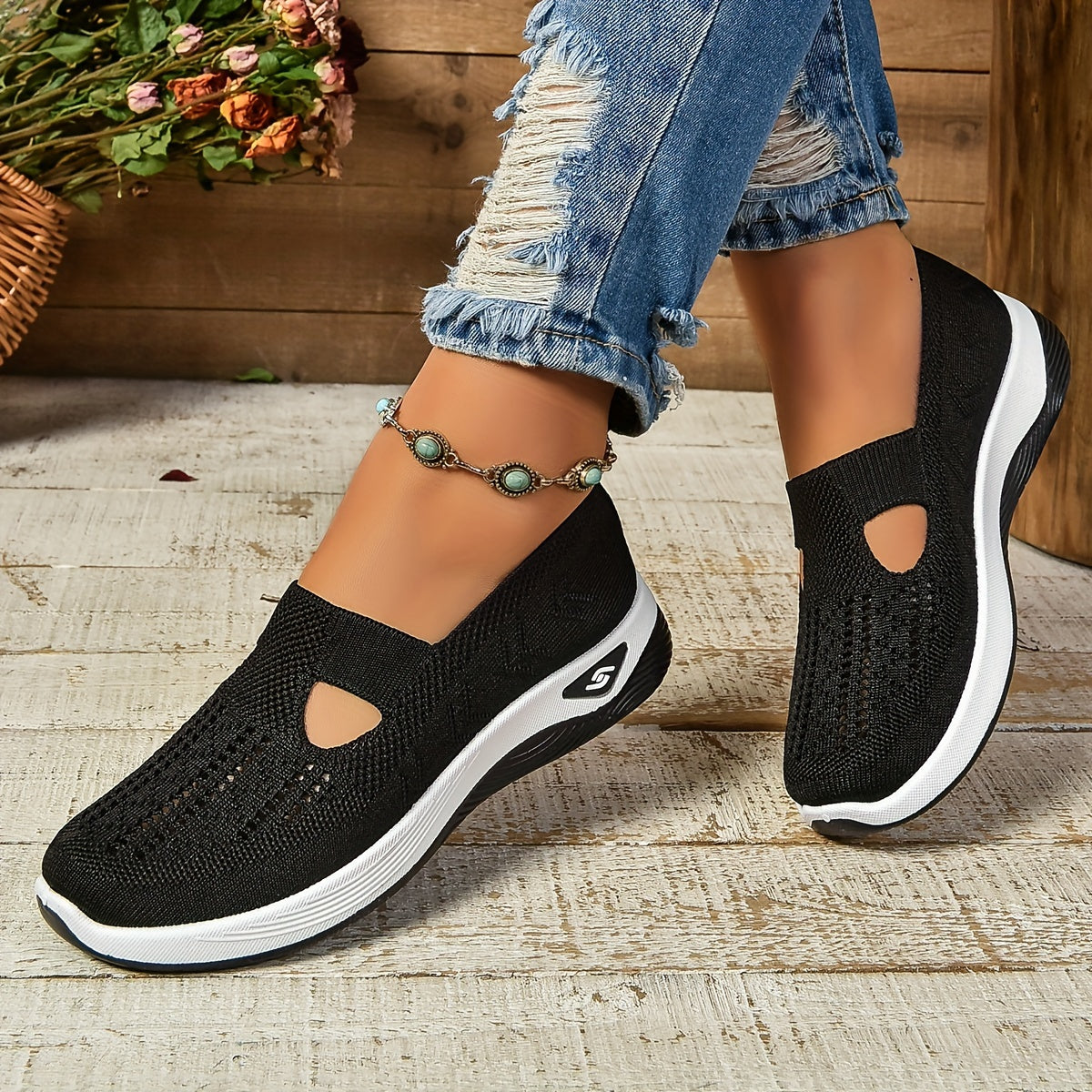Pantoufles ergonomiques pour femmes avec soutien de la voûte plantaire, pour intérieur et extérieur, semelle antidérapante, chaussons confortables | Sansoti