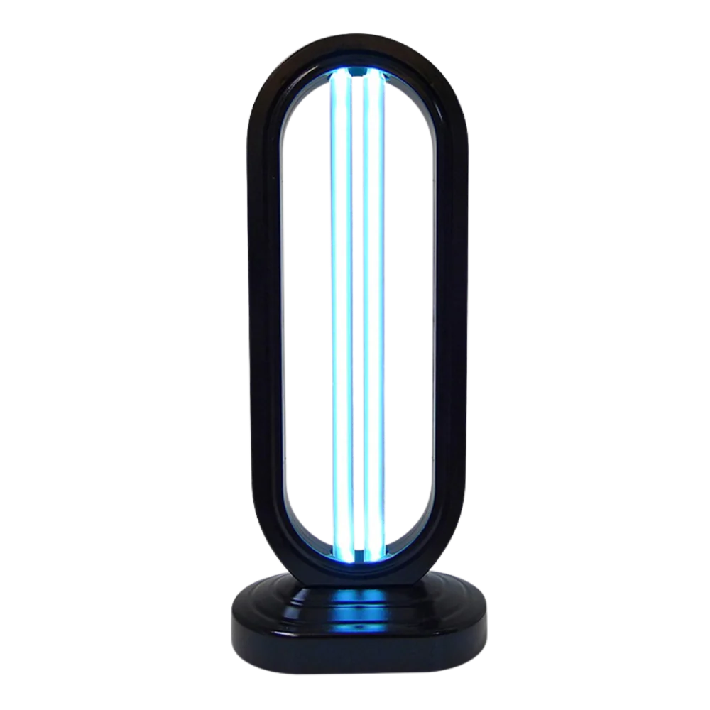 Lampe de désinfection UV-C 38 W pour plusieurs surfaces, avec minuterie et télécommande, noire, désinfection | Sansoti