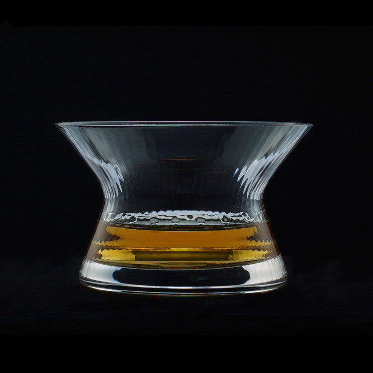 Kristalglazen Whiskeyglas met Trechterdesign 170ml voor Aromatische Ervaring | Handgemaakt Japans Drinkglas met Houten Kist | Premium Whiskyglazen Set voor Kenners Liefhebbers Cadeau | Sansoti