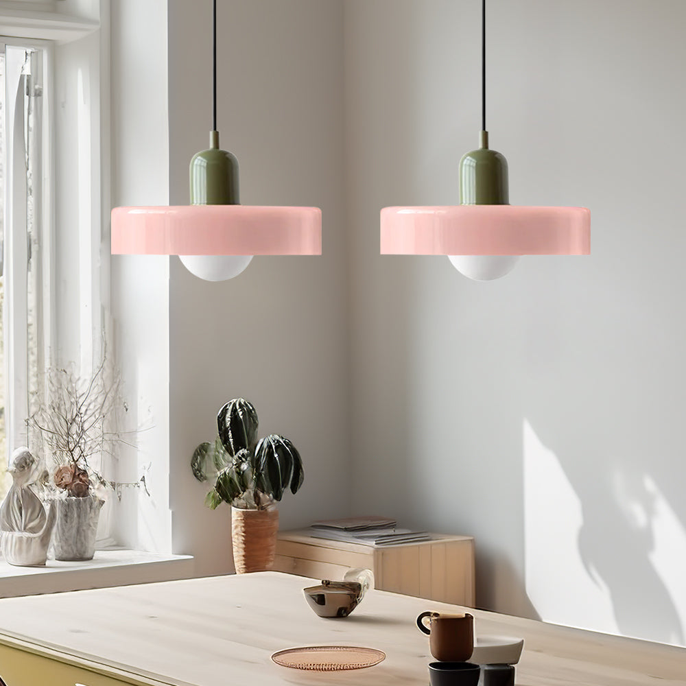 Luccon Doppelte Hängeleuchte Glas G9 35 cm Modern Esstisch Wohnzimmer Design Beleuchtung | Restfield