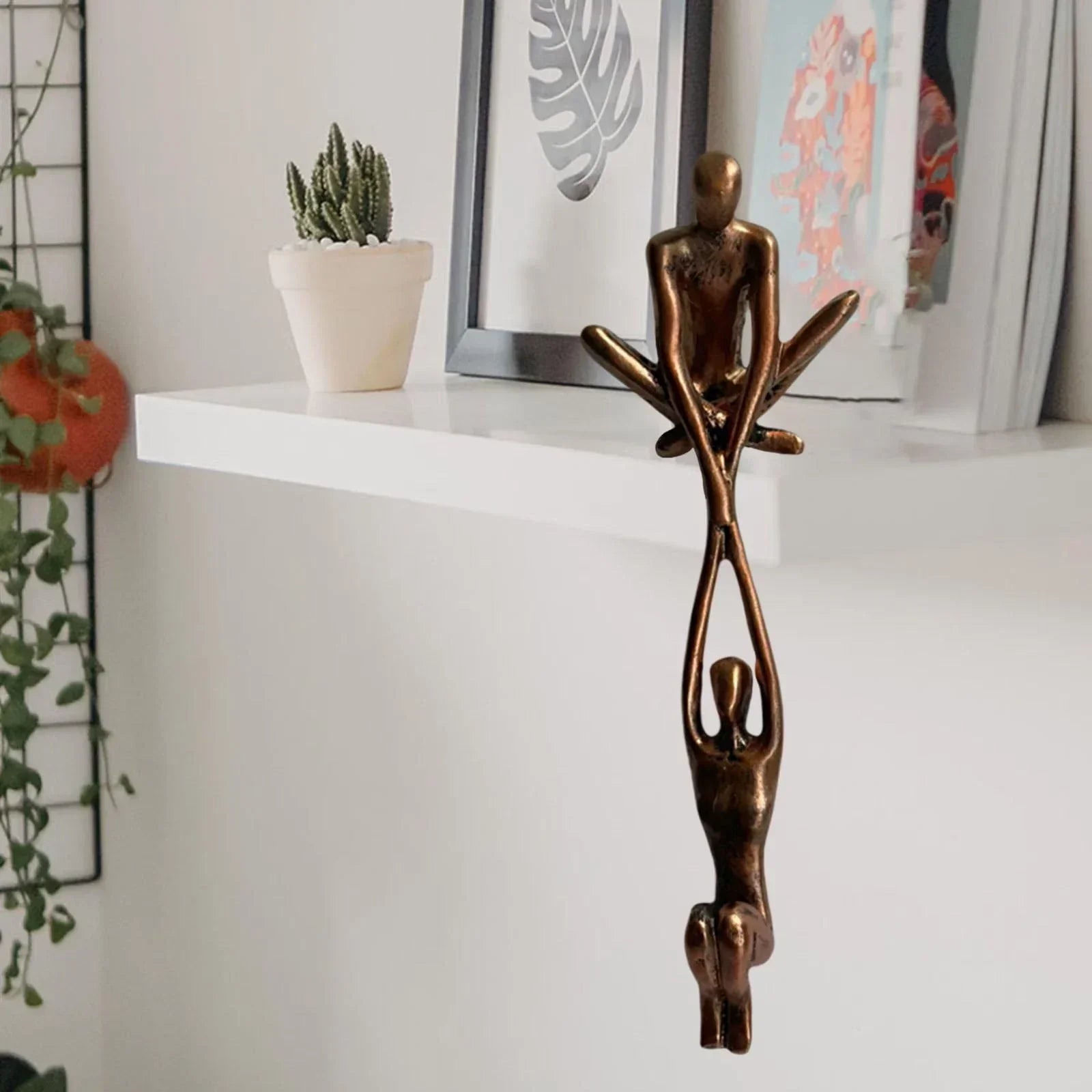 Amour et force éternels | Sculpture statuette | Décoration intérieure | Décoration unique