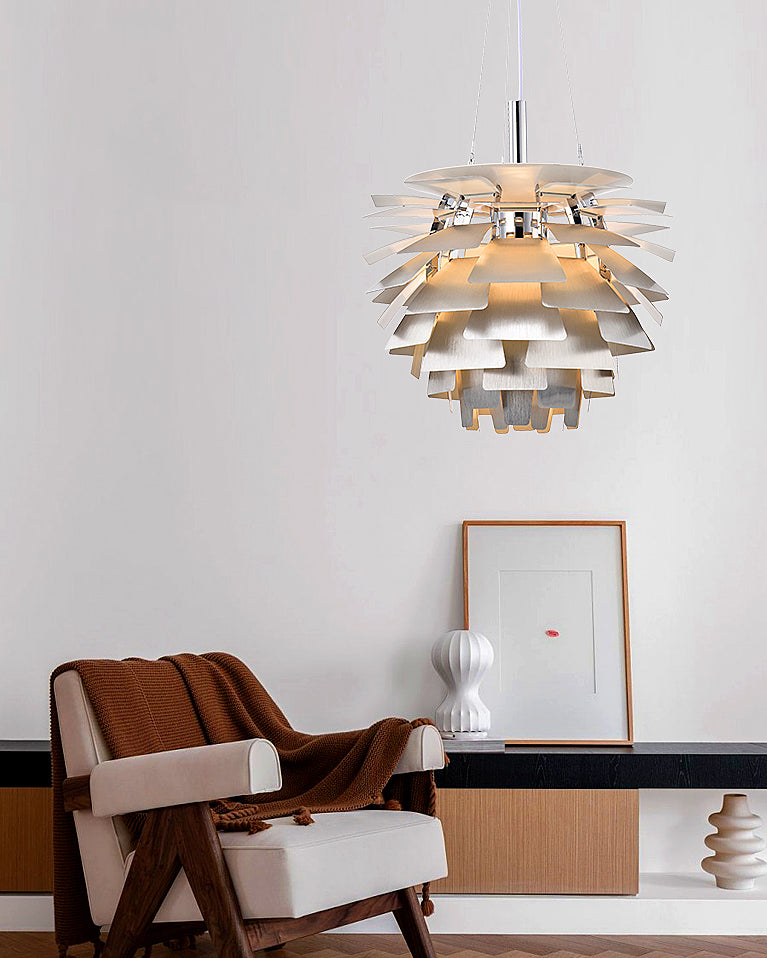Hanglamp Dennenappel Metaal Klassiek Warm Wit Verstelbaar Snoer Woonkamer | Sansoti
