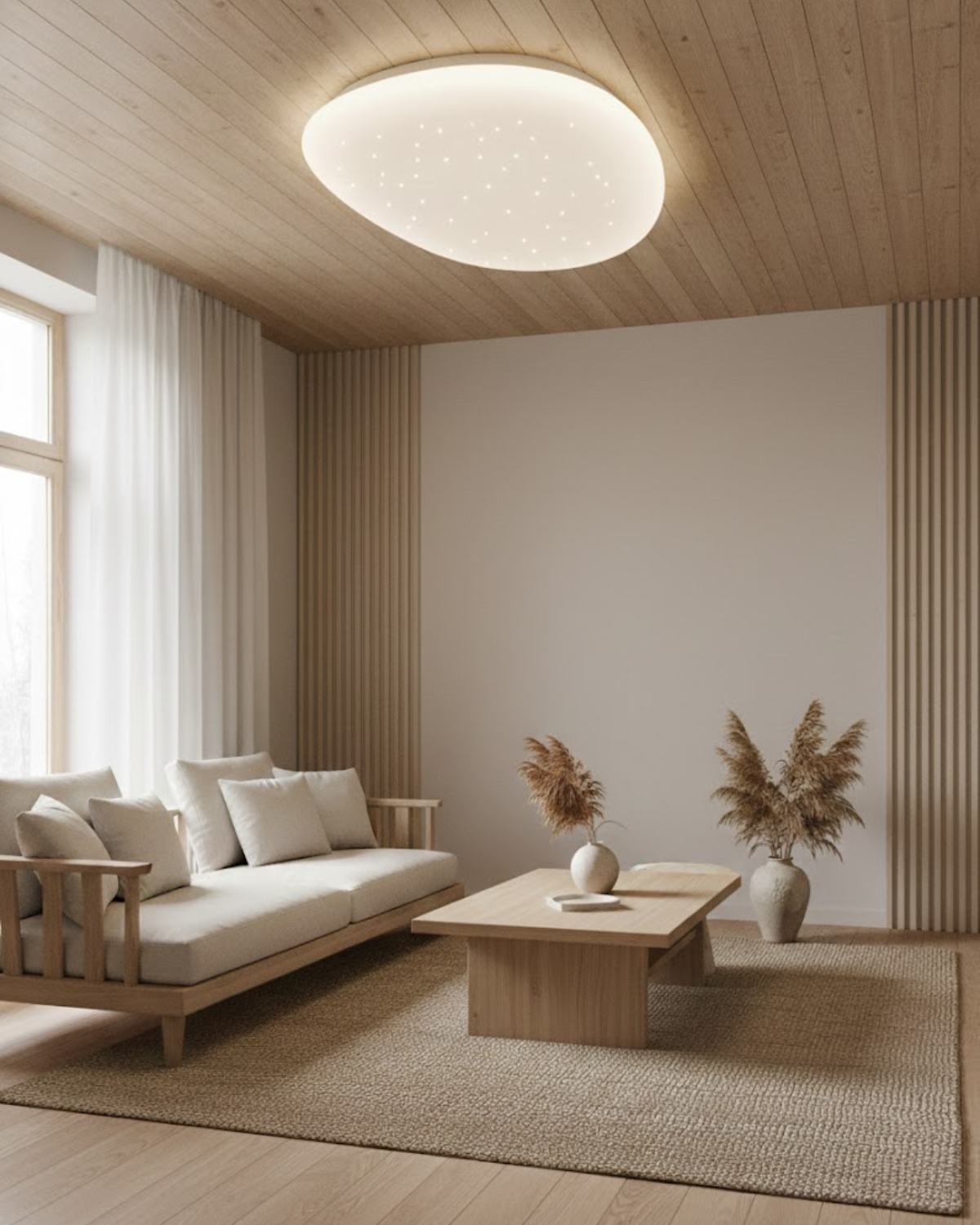 Plafondlamp met Sterren Effect Scandinavisch Design Minimalistisch | Sansoti