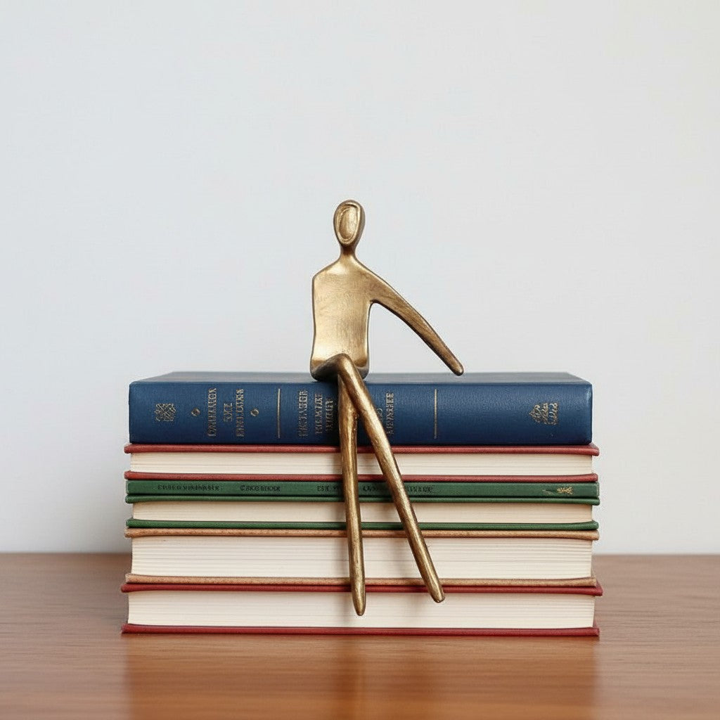 Geometrische Hondenbeeldje van IJzer – Minimalistisch Decoratief Sculptuur voor Bureau | Sansoti