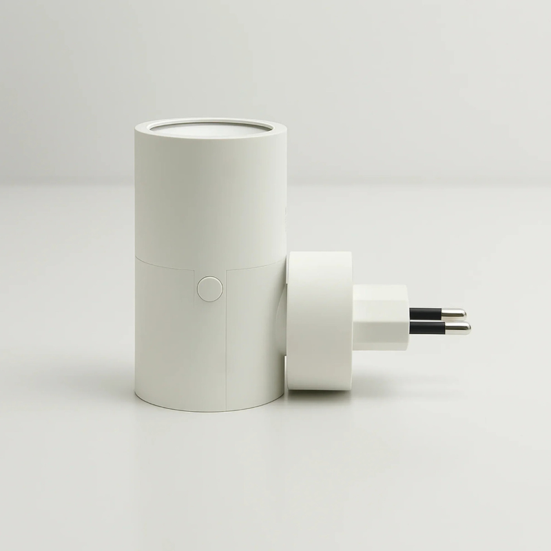 Applique à intensité variable avec fonction veilleuse, lampe à prise, éclairage LED moderne noir et blanc pour chambre et chambre d’enfant | Sansoti