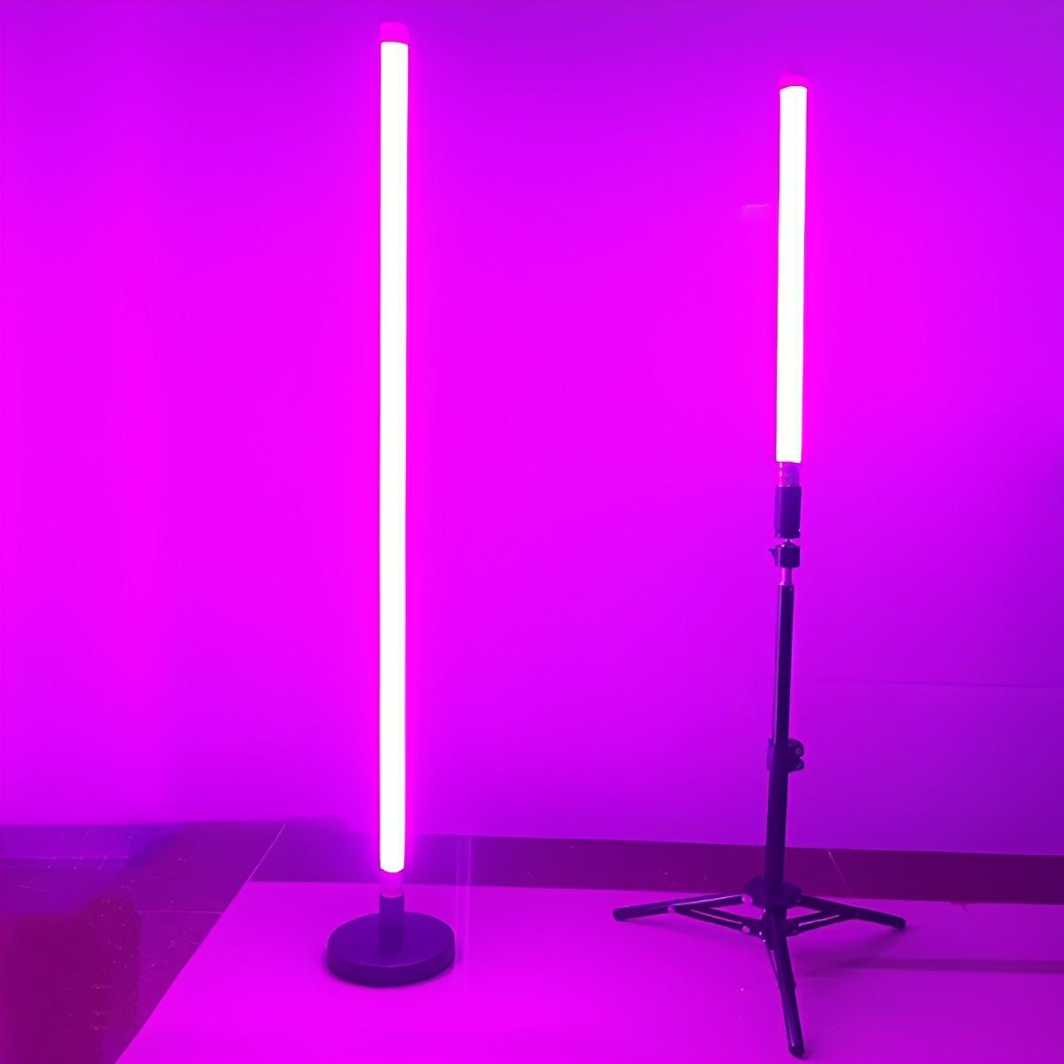 Bezprzewodowa lampa nastrojowa LED, ładowalna, 360° RGB, oświetlenie nastrojowe Tube, z funkcją ściemniania, światło ambientowe do pokoju i studia | Sansoti