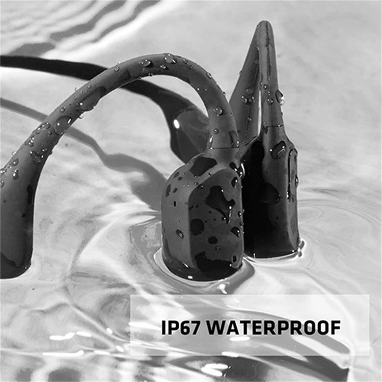 Bluetooth-Knochenleitungskopfhörer Wasserbeständig Sport Laufen Fitness Freisprechen Gehörschutz | Sansoti