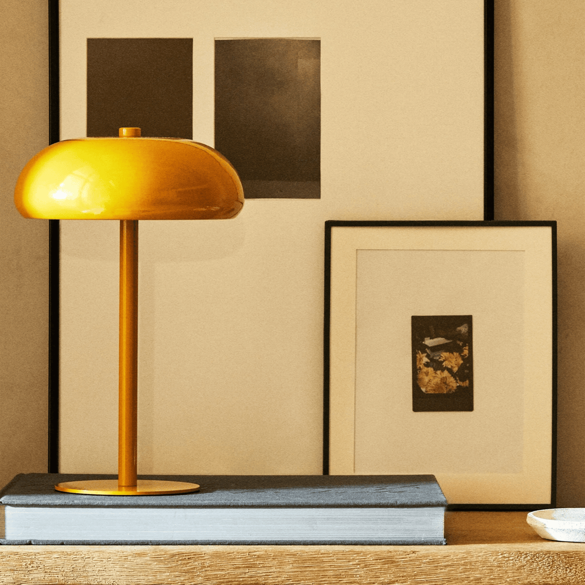 Lampe de table rechargeable avec commande tactile, en fer, 5W, LED à intensité variable, lampe de chevet sans fil et d’ambiance | Sansoti