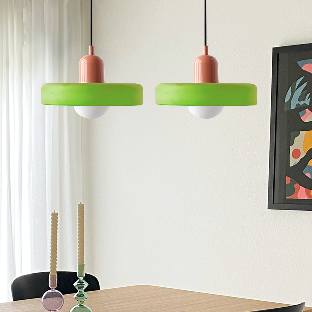 Luccon Doppelte Hängeleuchte Glas G9 35 cm Modern Esstisch Wohnzimmer Design Beleuchtung | Restfield