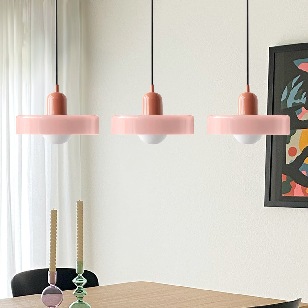 Luccon Suspension Triple Verre G9 Couleurs Rétro Table à Manger Salon Design Éclairage Multi-lampes | Restfield