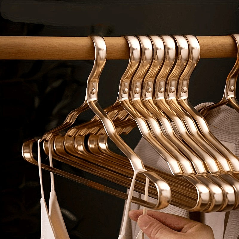 Kledinghangers Messing Gepolijst Garderobe Jas Blouse Luxe Kledinghanger Organizer | Sansoti