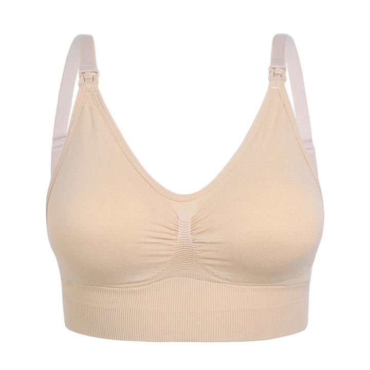 Soutien-gorge d'allaitement sans armatures pour tirer son lait mains libres, grossesse, confort, coloris noir, tailles M L XL | Sansoti