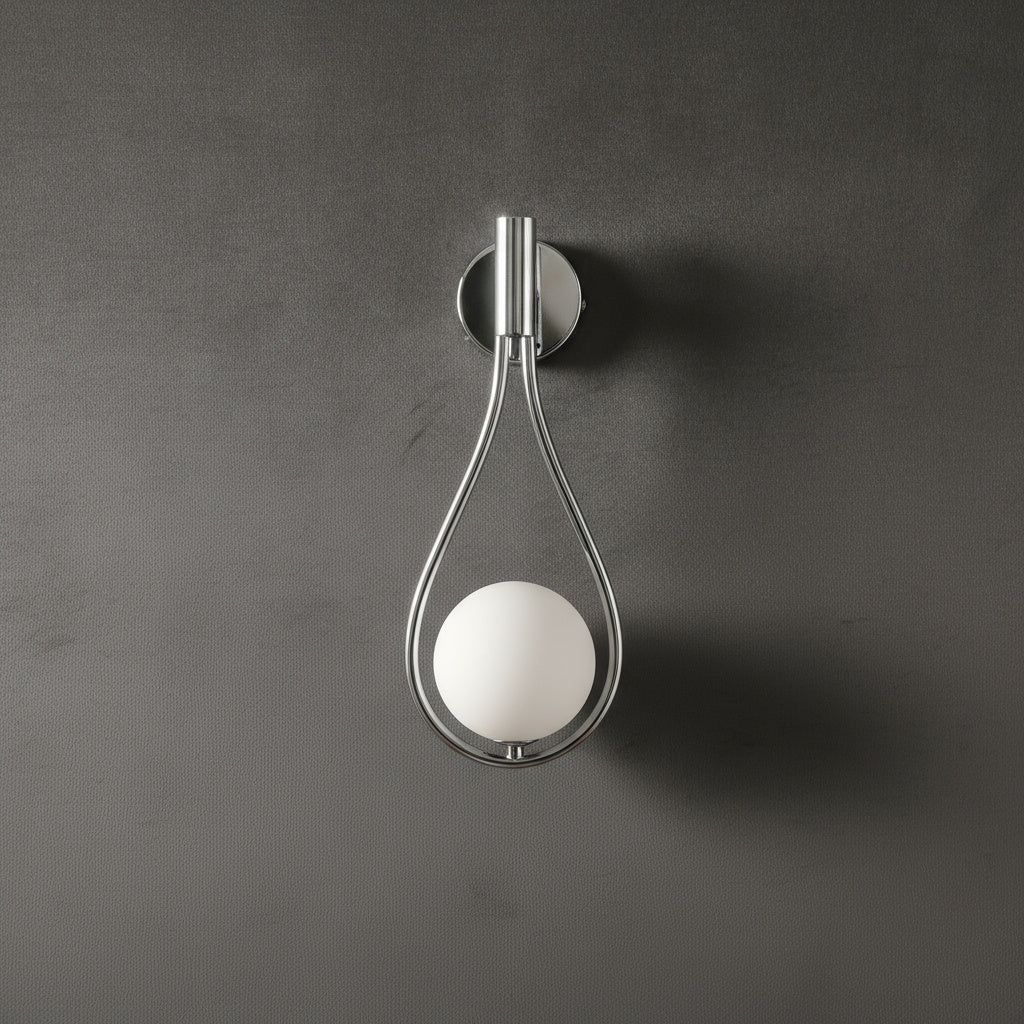 Moderne Scandinavische Wandlamp met Metalen Afwerking | Sansoti