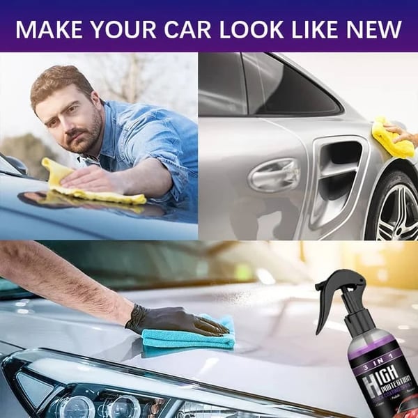 Keramische Coating Spray 3-in-1 Autolak Bescherming Watervrij Reinigen Glans Herstellen Auto Onderhoud | Sansoti