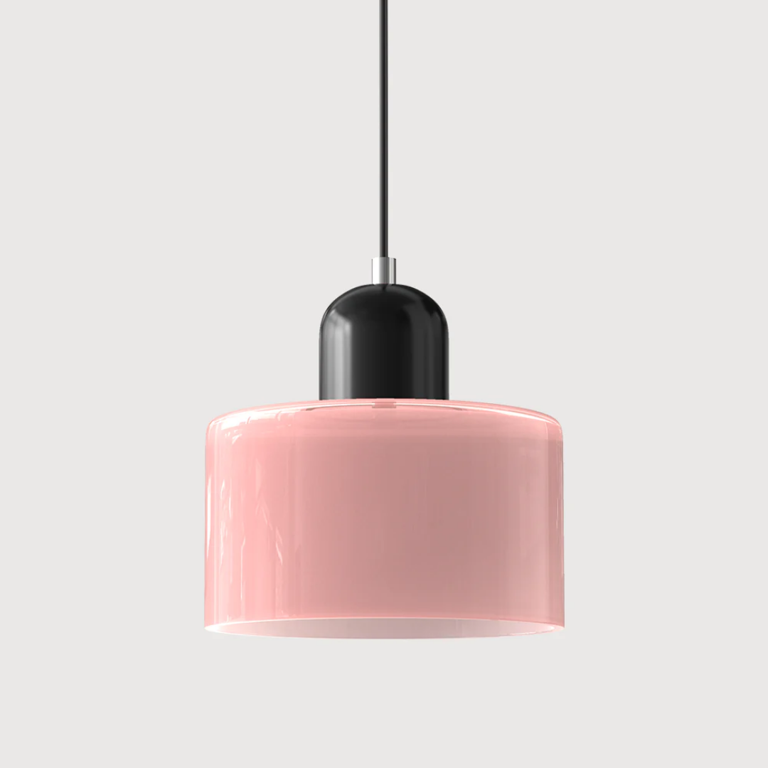 Sansoti | Lismeno Retro Hanglamp – Glazen Hanglamp met Warm Licht voor Eettafel, Keuken & Woonkamer
