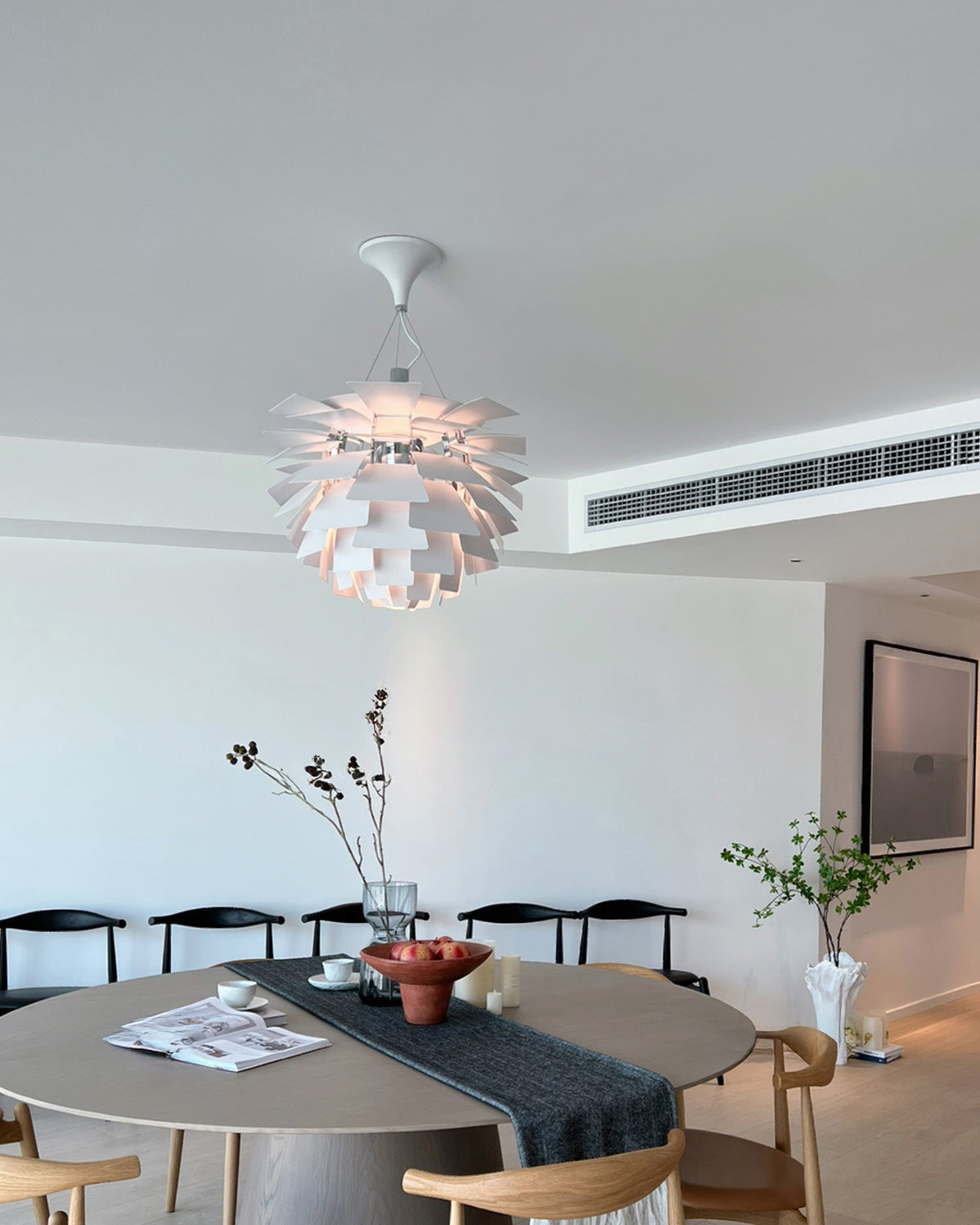 Hanglamp Dennenappel Metaal Klassiek Warm Wit Verstelbaar Snoer Woonkamer | Sansoti