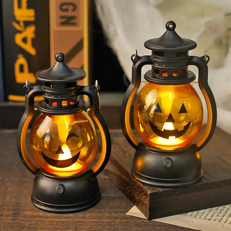 LED Spookjesboom met Pompoenen en Spin Halloween Decoratie Feestverlichting Sfeer Griezelige Interieur Accessoire | Sansoti