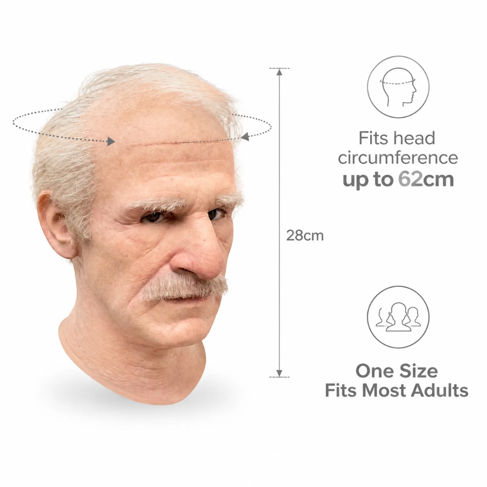 Realistisch Halloween Masker voor Volwassenen – Bewegende Kaak Latex Karaktermasker | Sansoti