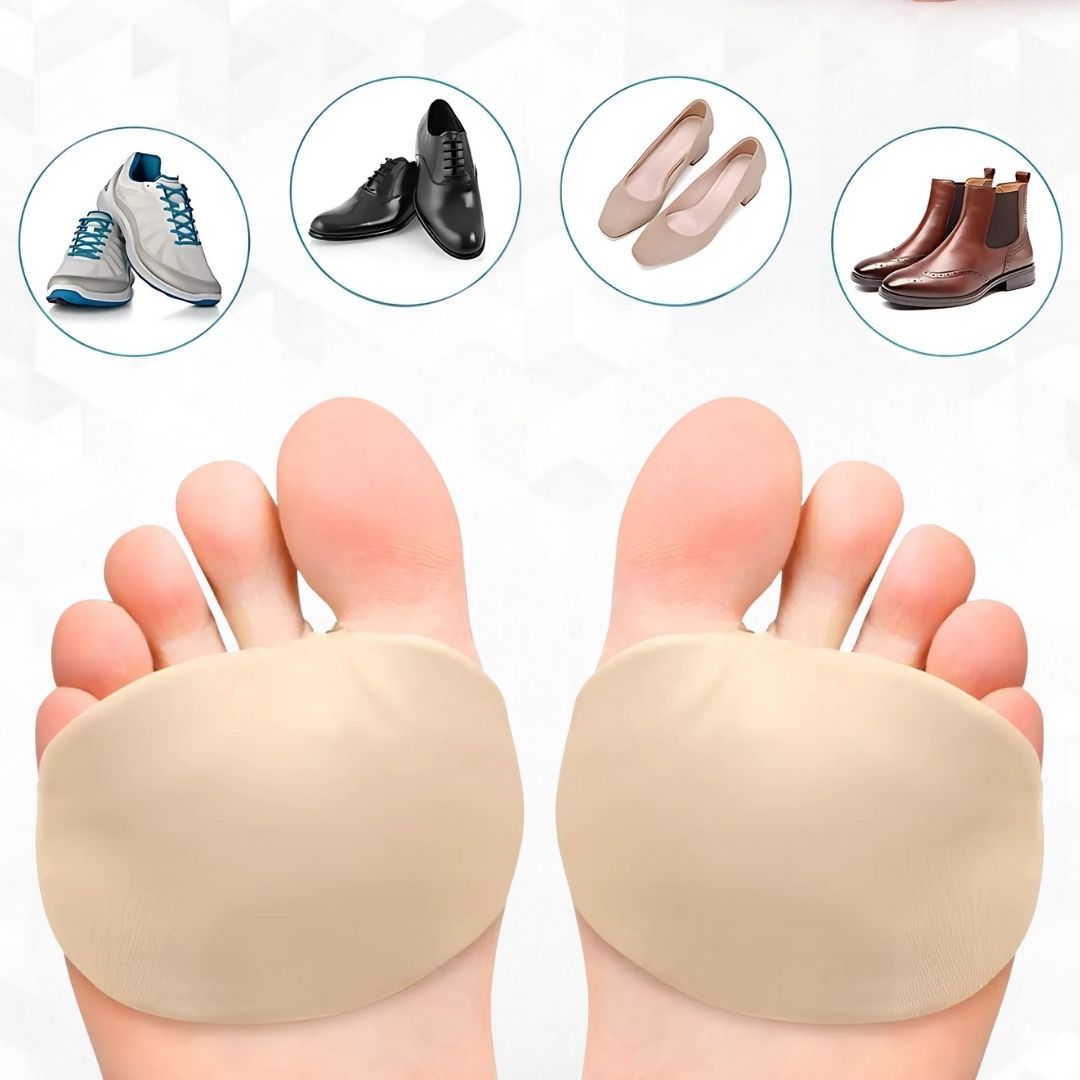 Gel Voetpads voor Neuroma en Metatarsalgie – Zachte Kussentjes met Metatarsale Steun voor Dagelijks Comfort en Pijnverlichting | Sansoti