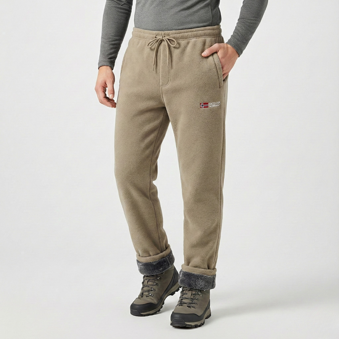 Padded Winter Trousers with Fleece Lining for Outdoor Activities, Winter Sports, Camping, Hiking, Skiing | Sansoti