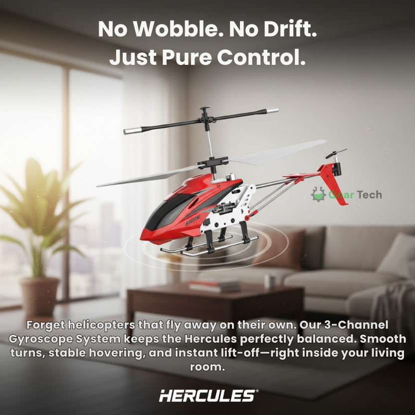 Bestuurbare RC Helikopter 3.5 Kanalen Infrarood met Gyroscoop Binnen Crimson Rood | Sansoti