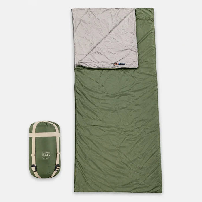 Envelope Ultralight 190x75cm Three-Season Sleeping Bag, Camping, Trekking, Outdoor, Compact Carry Bag, Hiking | Sansoti