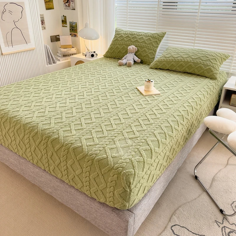 Luxe Dekbedovertrek Set Melkfluweel Zacht Warm Ademend Omkeerbaar Machinewasbaar Duurzaam Tweepersoons Kingsize | Sansoti