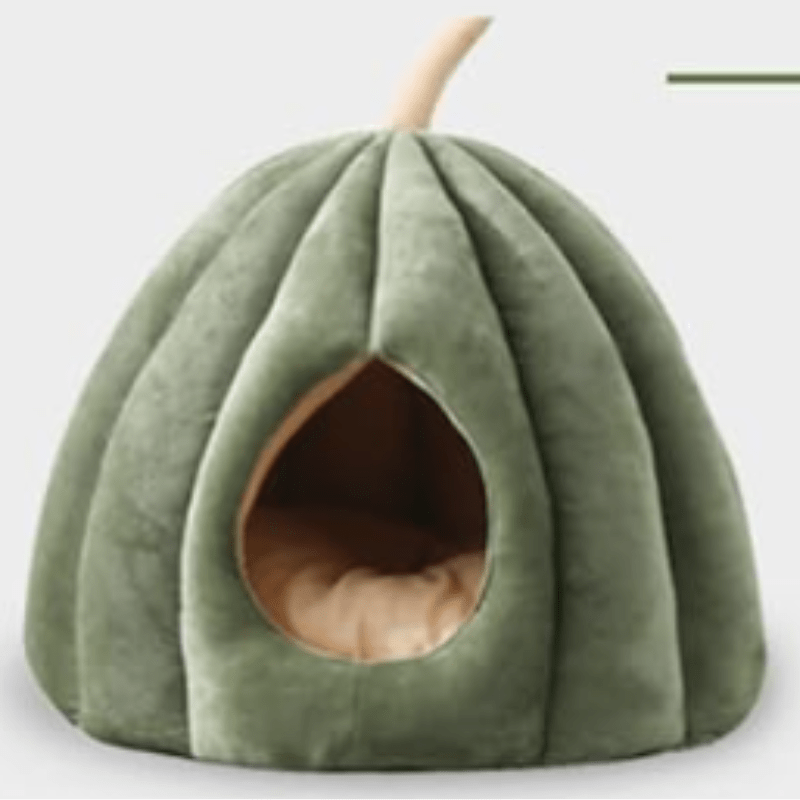 Gesloten Huisdierbed – Warm Pluche Design voor Katten en Kleine Honden | Sansoti