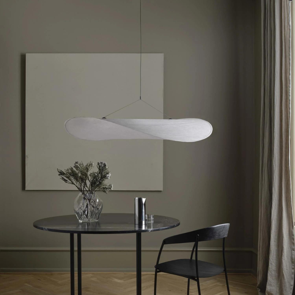 Hanglamp Japandi Handgeweven Zijde Wit Ø40 Ø60 Ø80 Slaapkamer Eetkamer | Sansoti