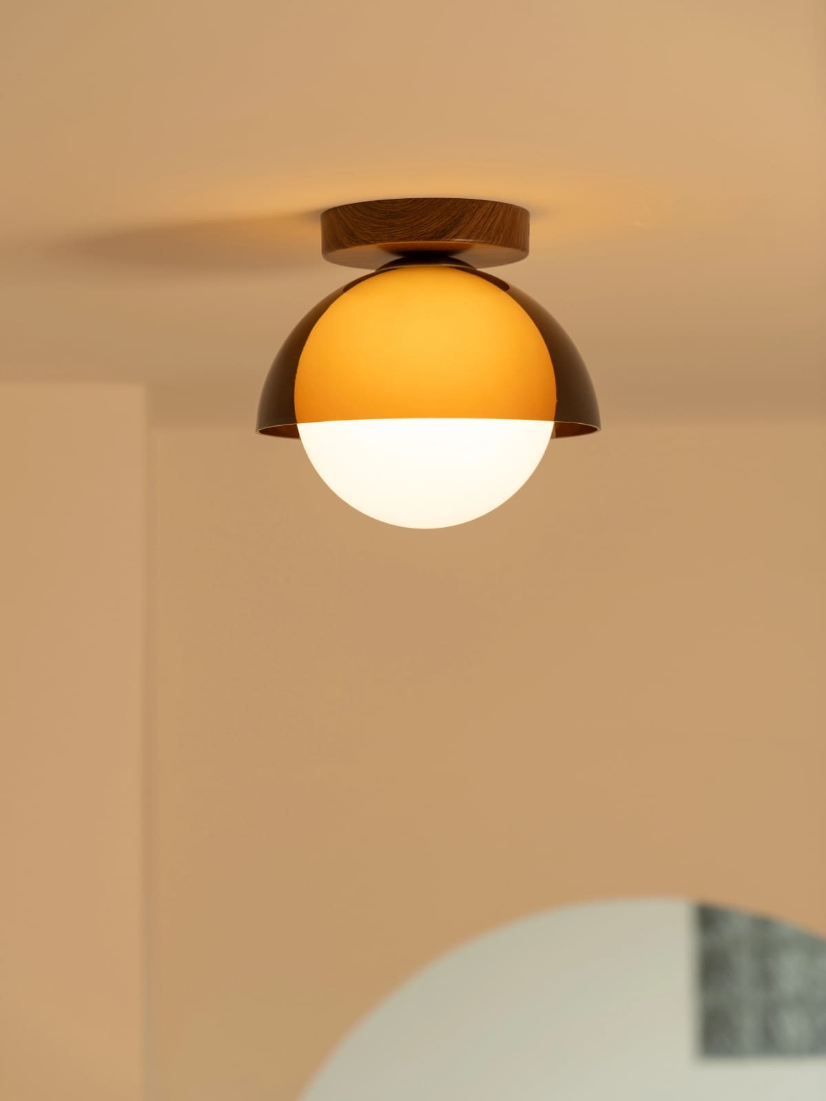 Vintage Plafondlamp met Zonsondergangstinten voor Gang en Entree – Moderne Sfeerverlichting | Sansoti