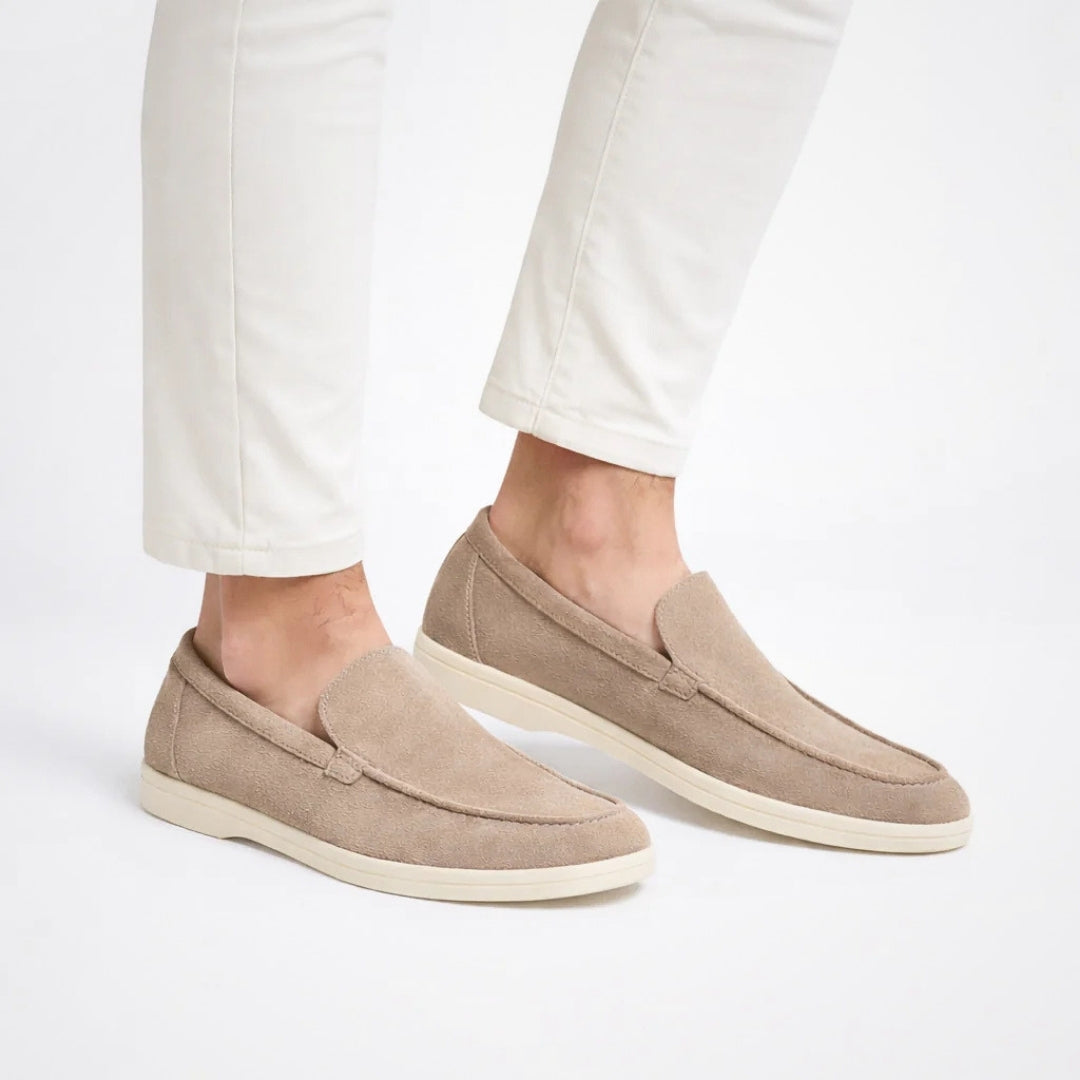Instappers voor Heren Suède Afwerking Comfortabele Loafers Dagelijks Gebruik Veelzijdige Stijl Casual | Sansoti