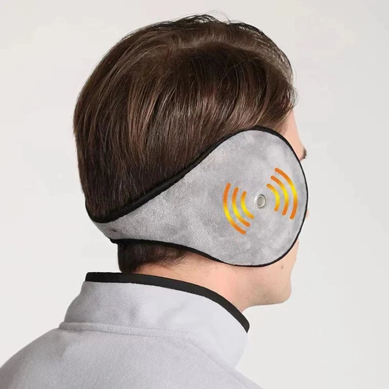 Plush Winter Earmuffs with Opening and Adjustable Headband for Women and Men, Cold Weather Accessory | Sansoti