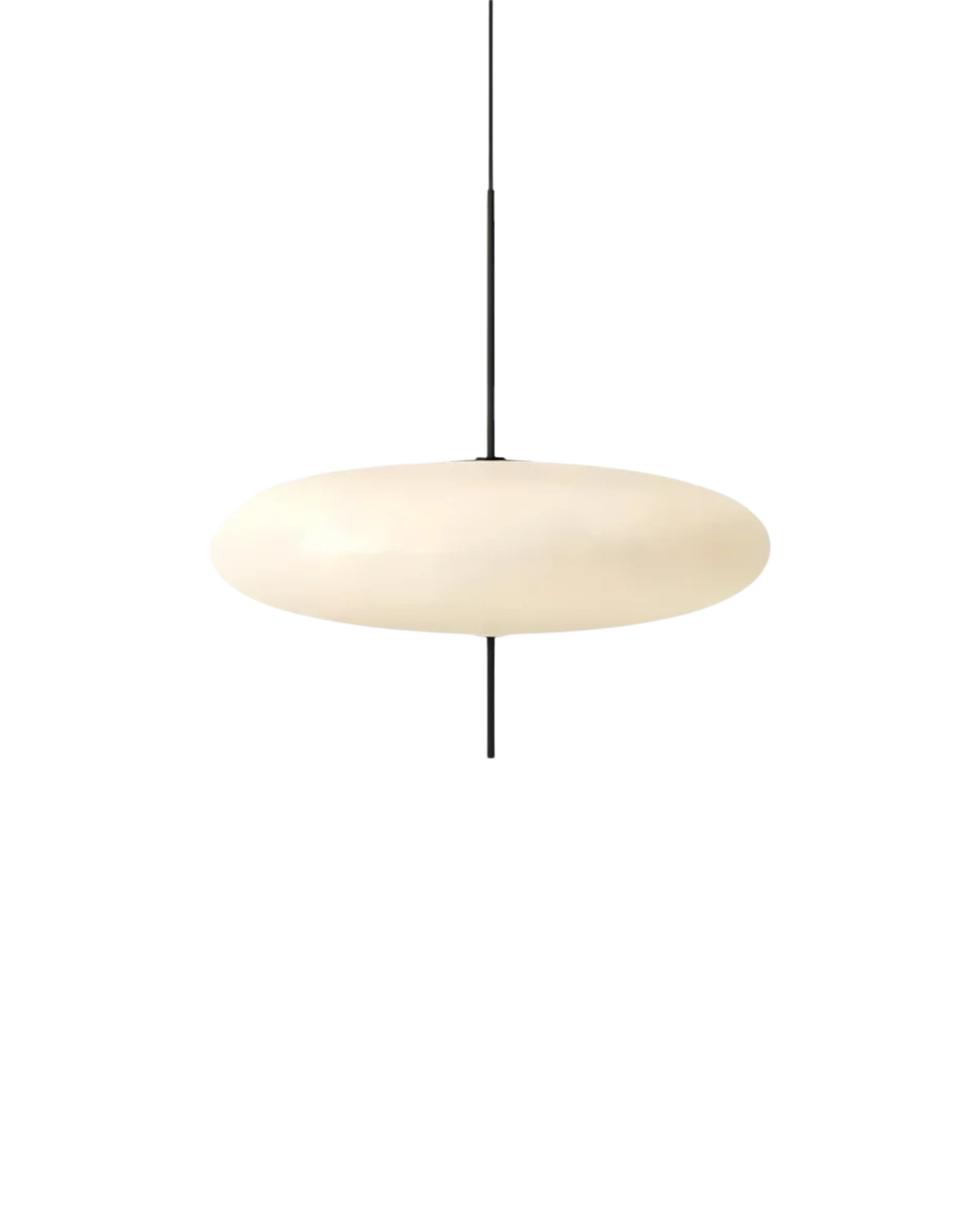 Moderne Hanglamp Met Zwevend Design In Acryl En Metaal Met Warme Diffuse Verlichting | Sansoti