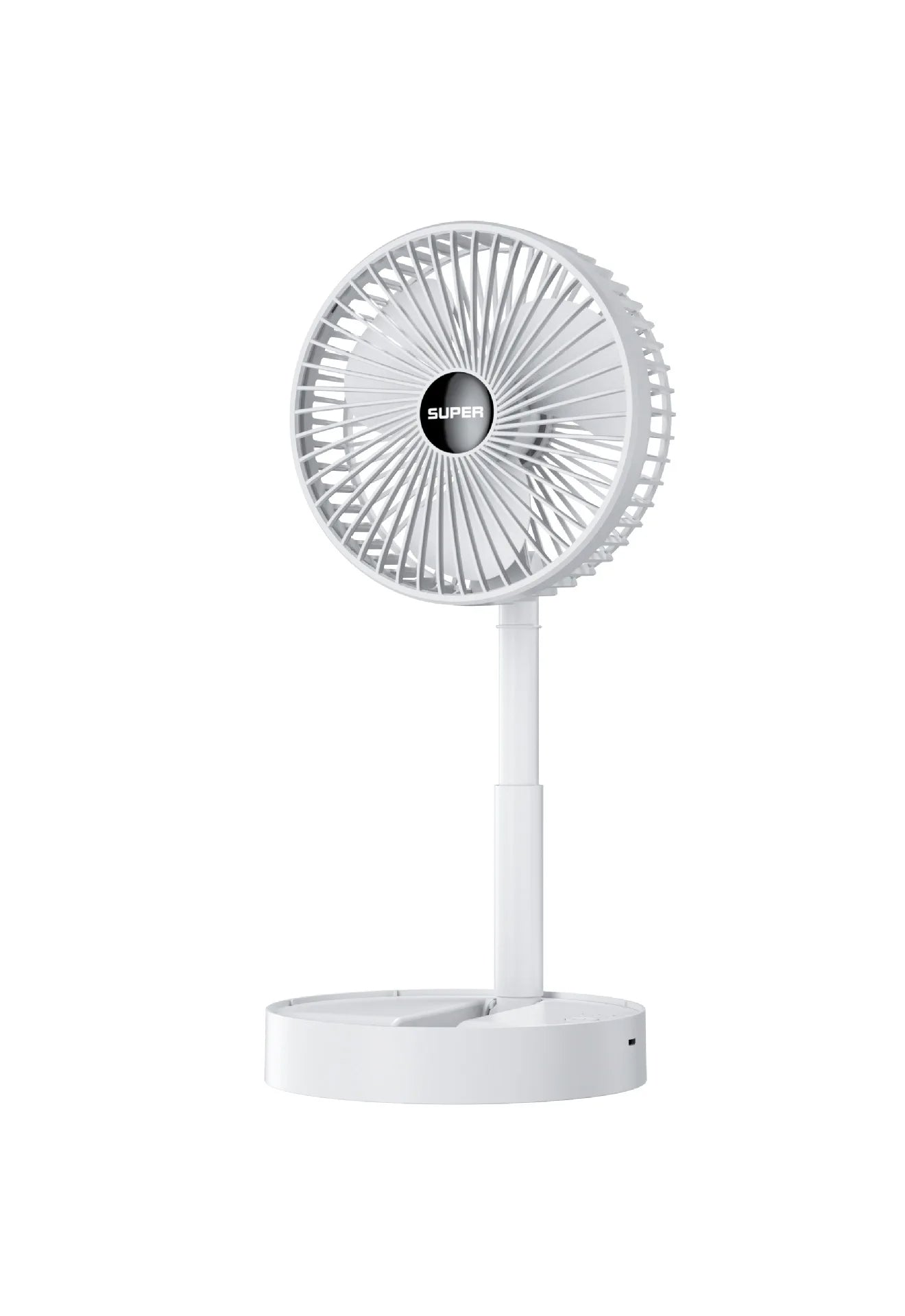 Foldable Table Fan USB Rechargeable with Five Speeds – Compact and Quiet | Sansoti