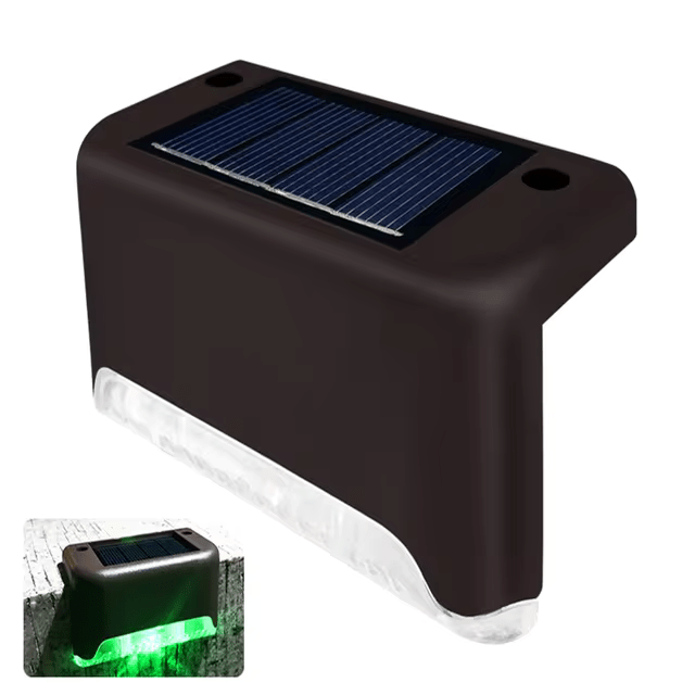 LED Solar Buitenlamp Tuinverlichting Draadloos 5-Pack Warm Wit Geel Meerkleurig Waterdicht Zonnepaneel | Sansoti