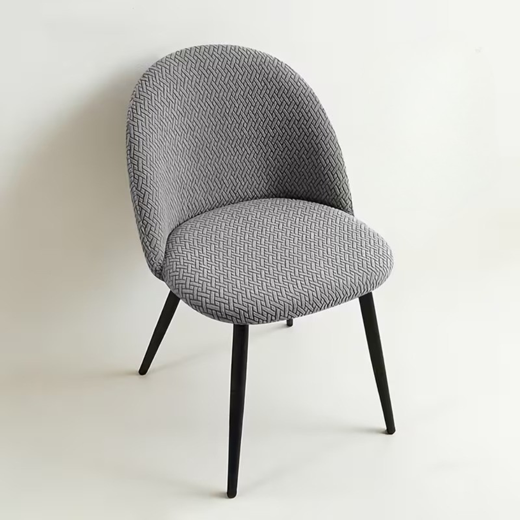 Elastische Stuhlhussen im Set für Esszimmerstühle, moderner Stretch-Bezug, waschbar, 4 bis 6 Stück | Sansoti