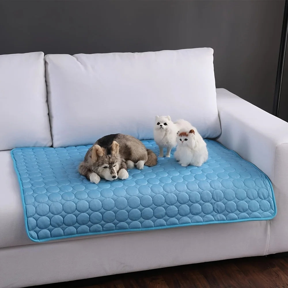 Zelfkoelende Rustmat voor Huisdieren Ademend Koelend Oppervlak Honden Katten Zomercomfort Verstelbaar Formaat | Sansoti