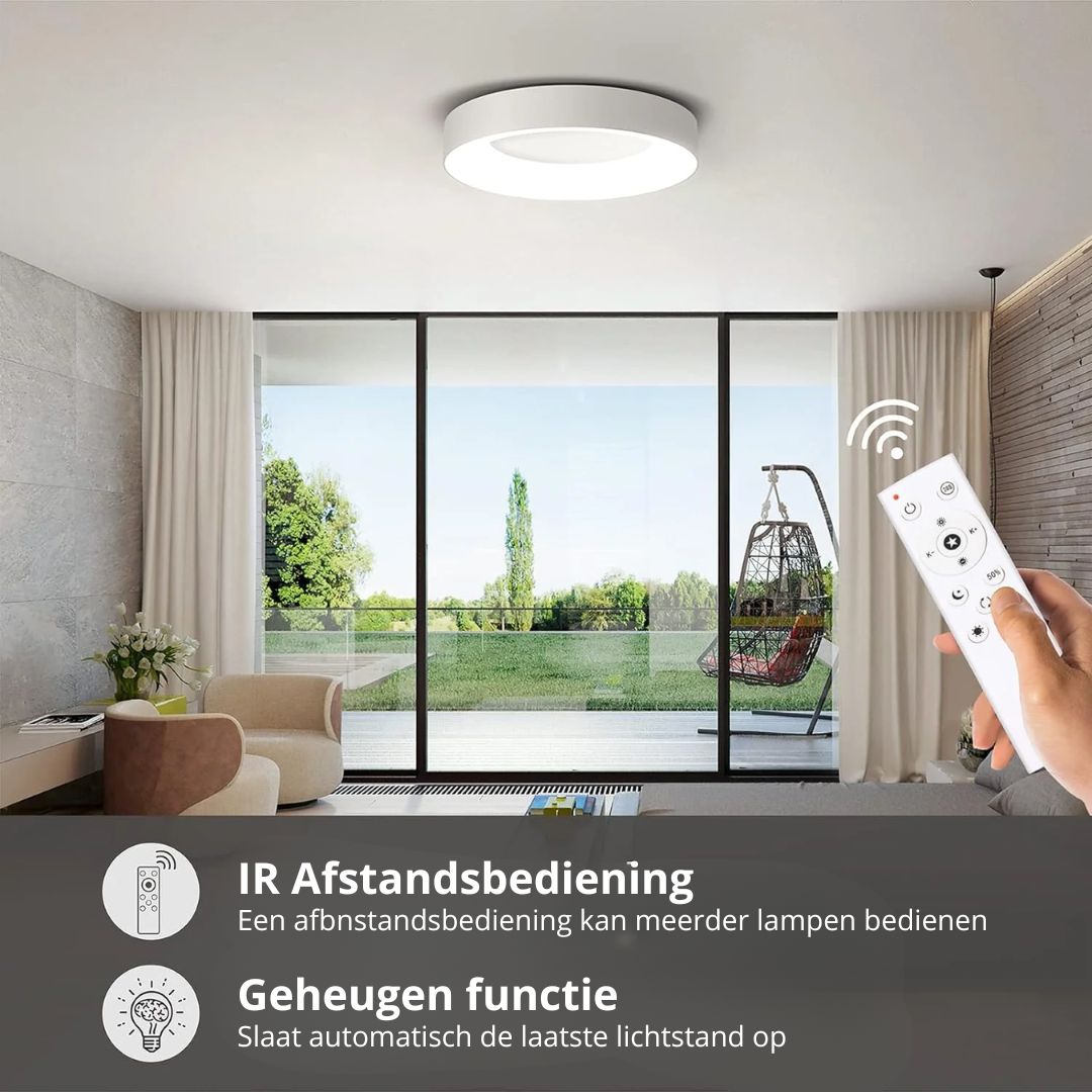 LED Deckenleuchte Rund Acryl Eisen Niedrige Räume Flur Schlafzimmer Wohnzimmer Moderne Aufbauleuchte Minimalistische Deckenbeleuchtung | Restfield
