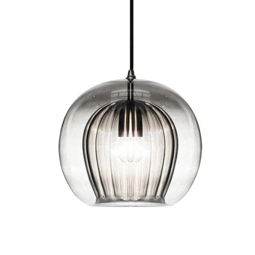 Hira glazen hanglamp E14 transparant keukeneiland eettafel moderne verlichting design lamp bar keuken verlichting | Sansoti