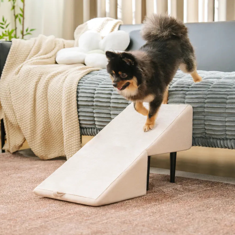 Opvouwbare Hondentrap & Kruk met Antislip Treden – Veilige Klimhulp voor Kleine Huisdieren & Puppy's | Sansoti