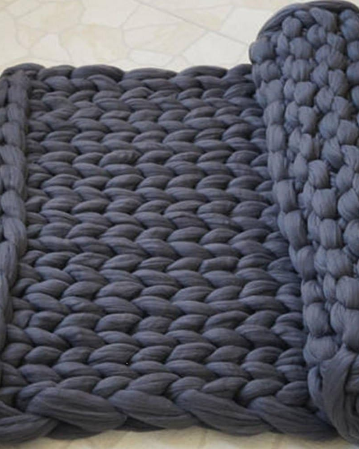 Handgebreid Chunky Plaid – Dik Gebreide Deken in Zachte Chenille voor Bank en Bed | Sansoti