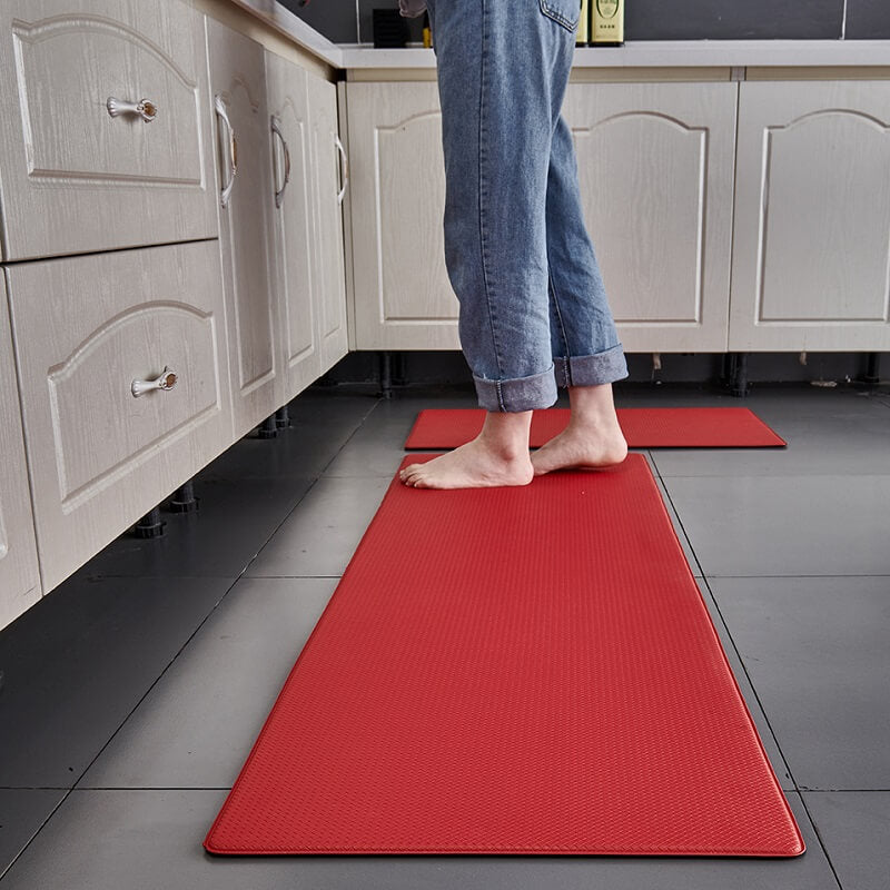 Antislip Keukenmat PVC Waterdicht 45x75 tot 180cm Comfort Antifatigue Stamat voor Keuken en Werkplek | Sansoti