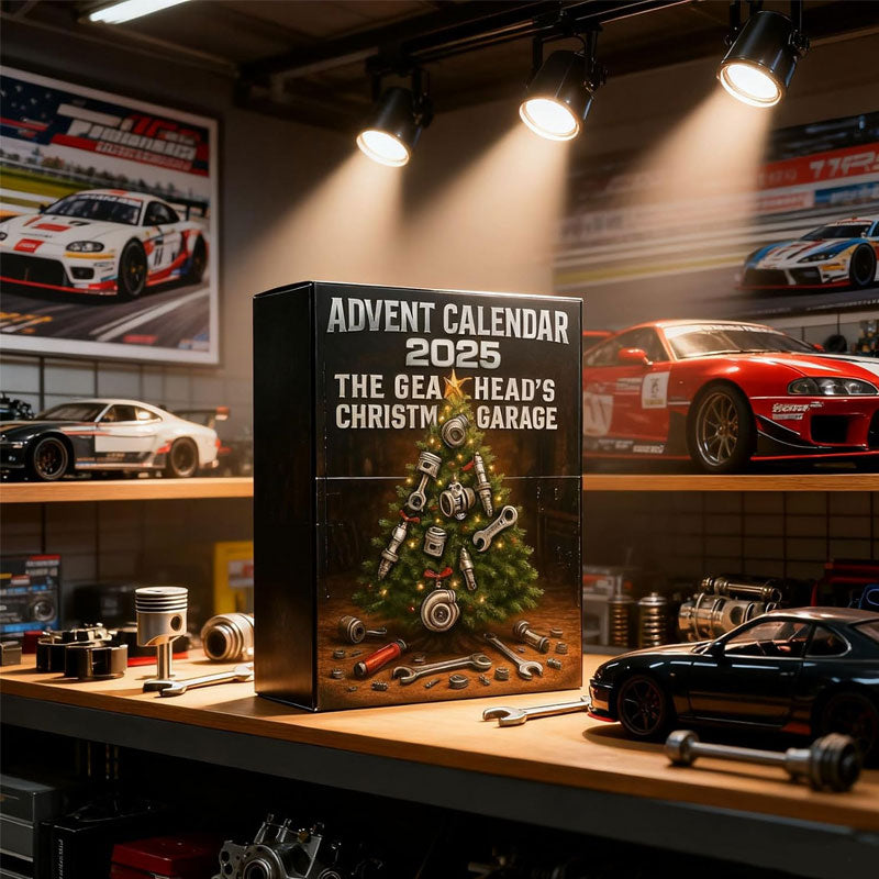 Aftelkalender 24 Vakjes Mini Auto-onderdelen Garage Thema Kerst Verzamelbaar Decoratief Adventskalender | Sansoti