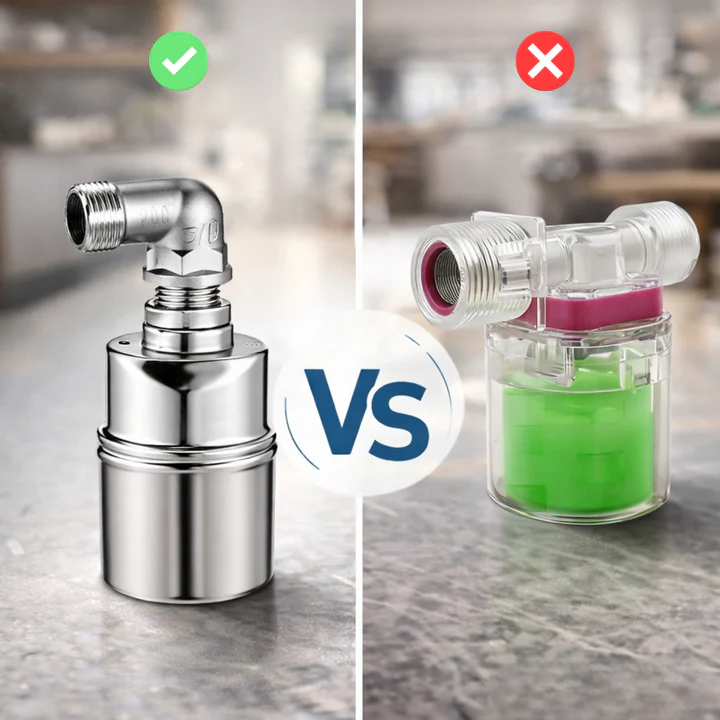 Vlotterventiel Automatisch RVS 304 Zonder Stroom voor Watertank Cisterne Regeling | Sansoti