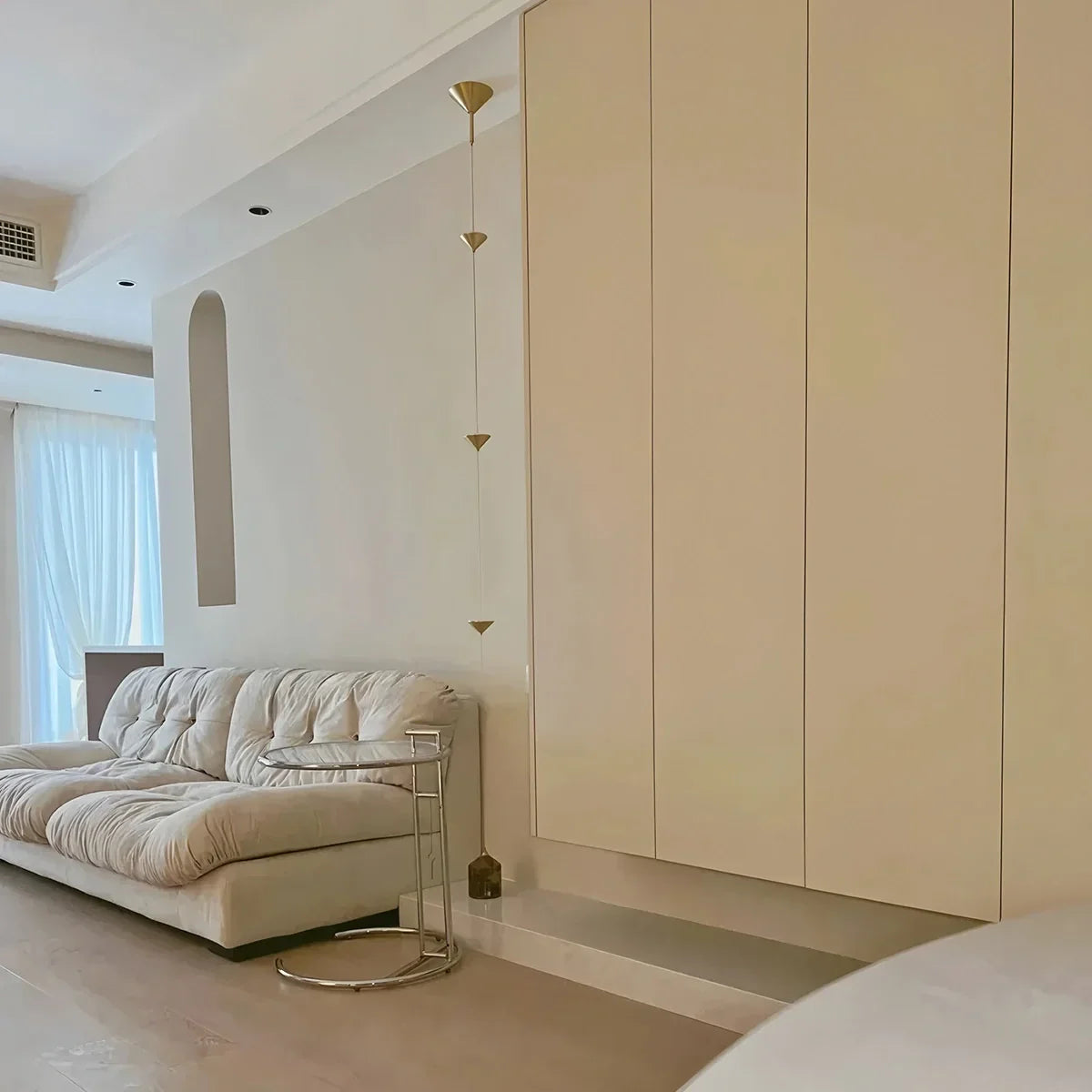 Vloer Tot Plafond Lamp 4 Lichtpunten LED 2,5-3,2 m Woonkamer Slaapkamer Werkkamer Minimalistische Staande Lamp Sfeerverlichting | Sansoti